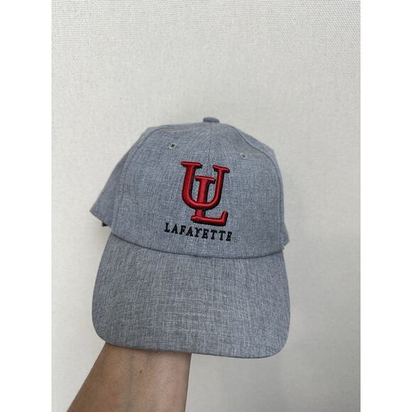 UL Lafayette Louisiana Ragin’ Cajuns Cap Hat Gray NCAA Adjustable College Sports - Picture 1 of 9